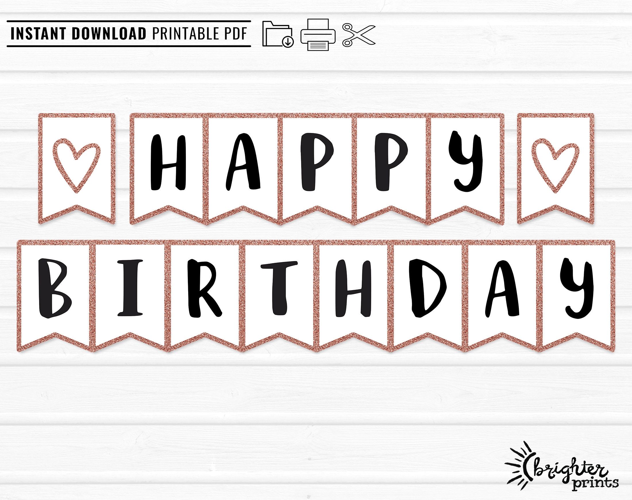 Printable Birthday Banner
