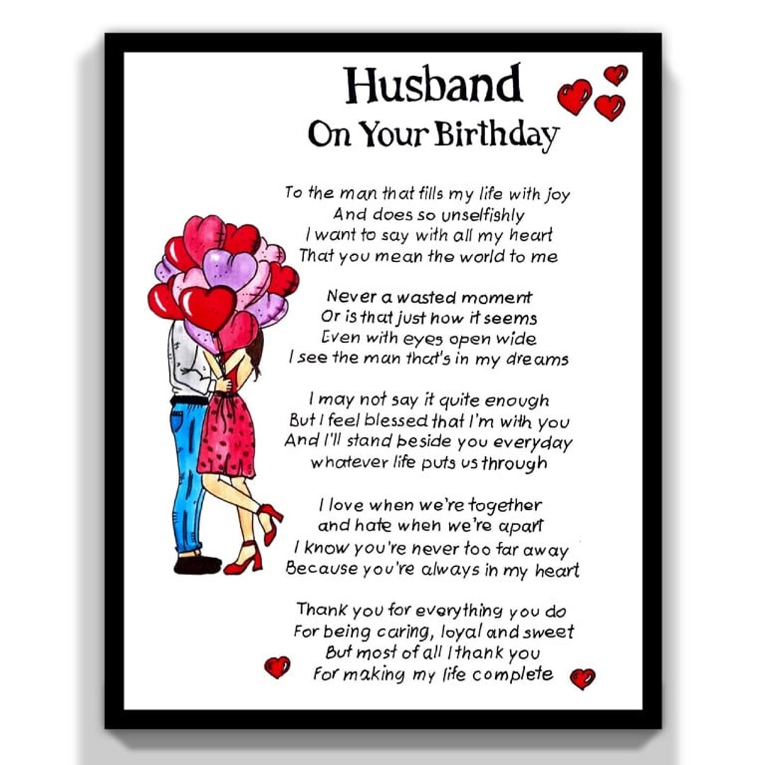 Free Printable Husband Birthday Card