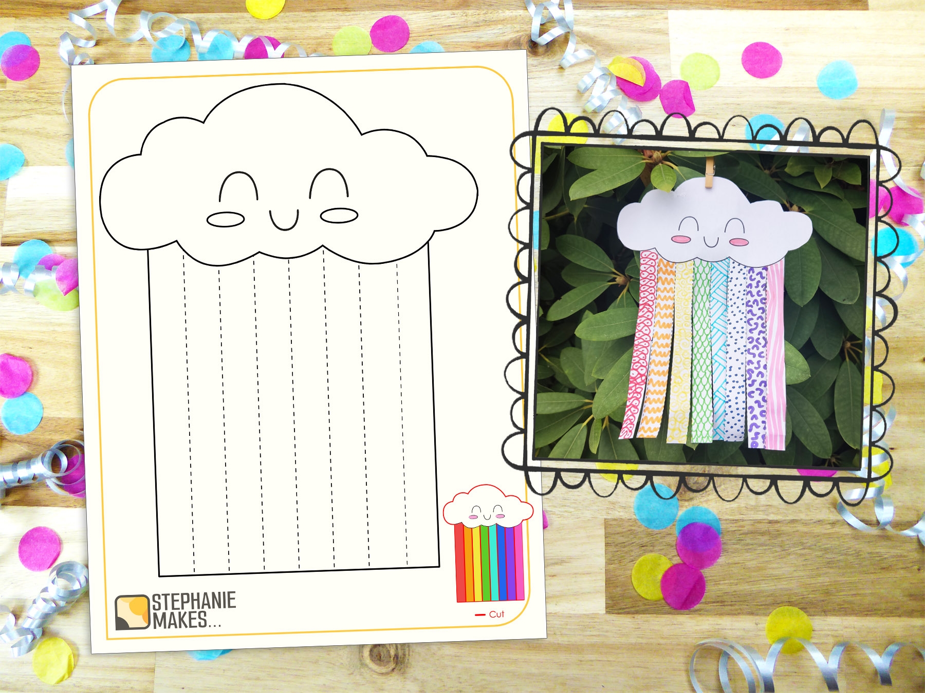 Printable Kids Crafts Stephanie Makes  Printable Kids Crafts Stephanie Makes