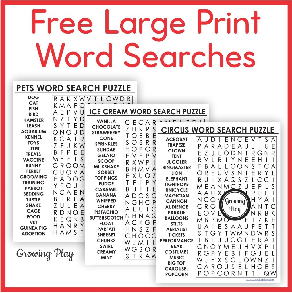 Biggest Word Search Printable