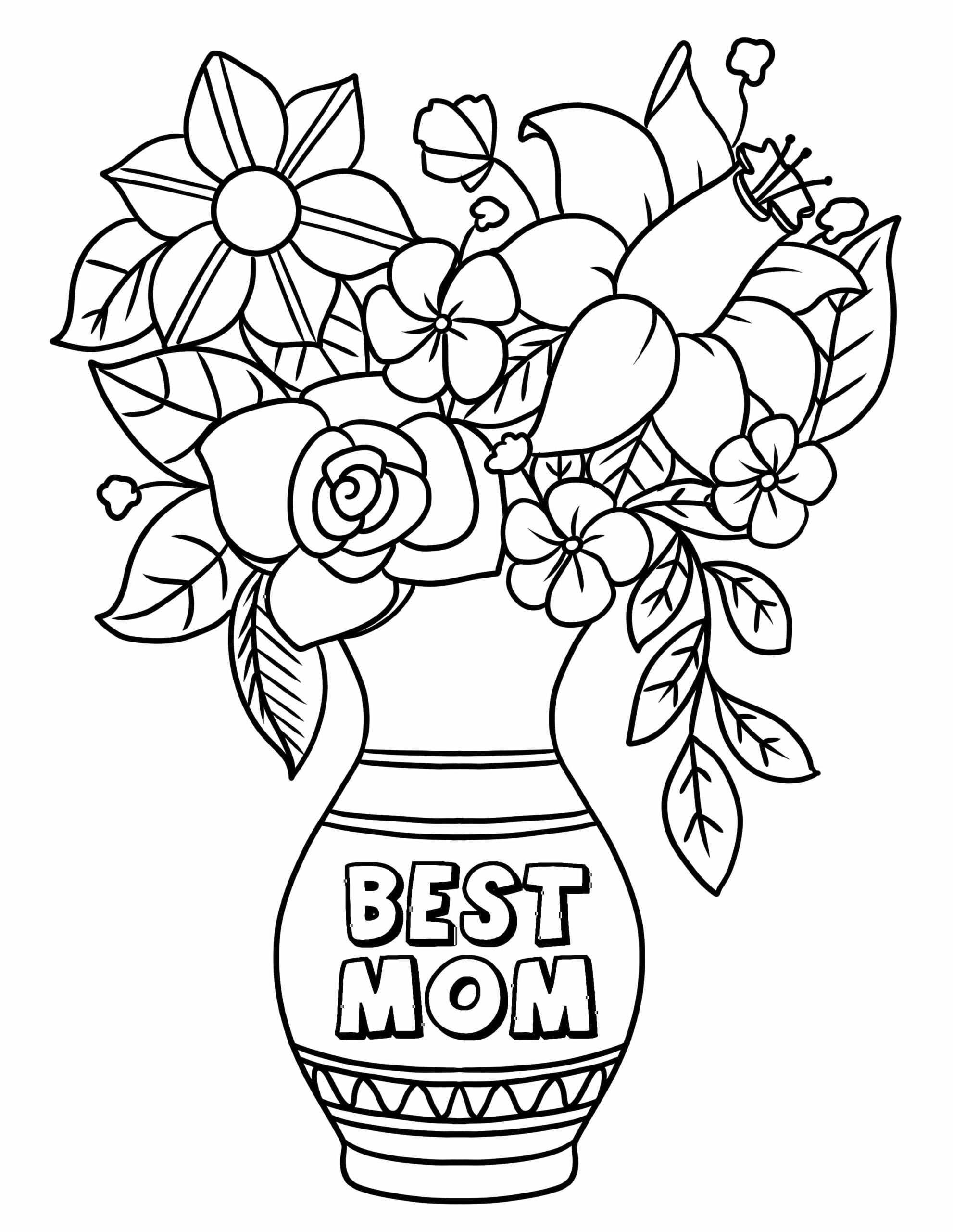 Printable Mother s Day Coloring Pages