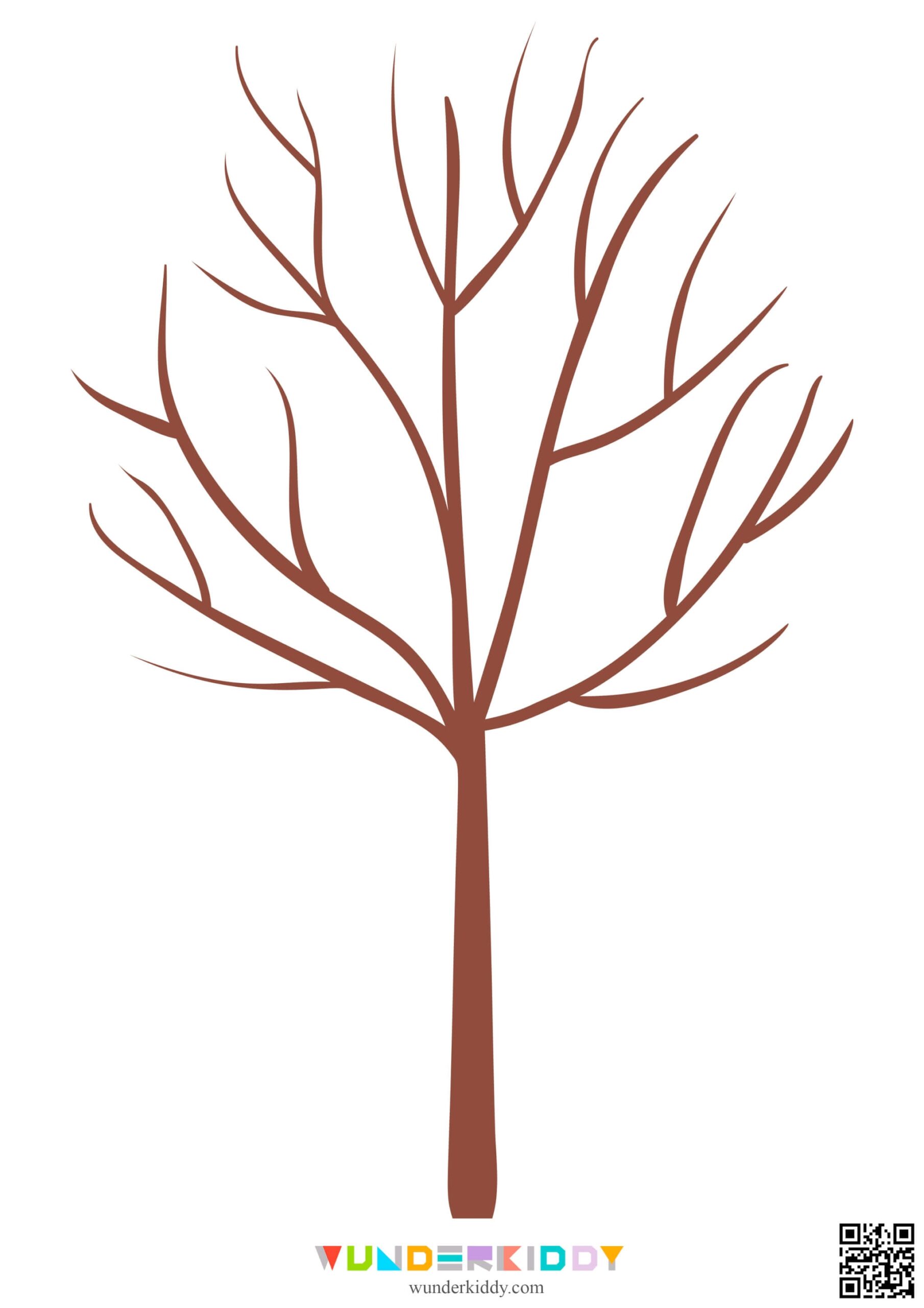 free tree trunk printable