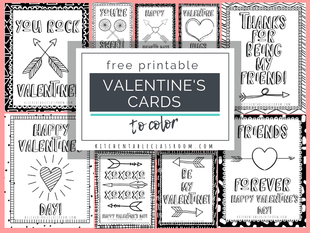 printable valentines for kids