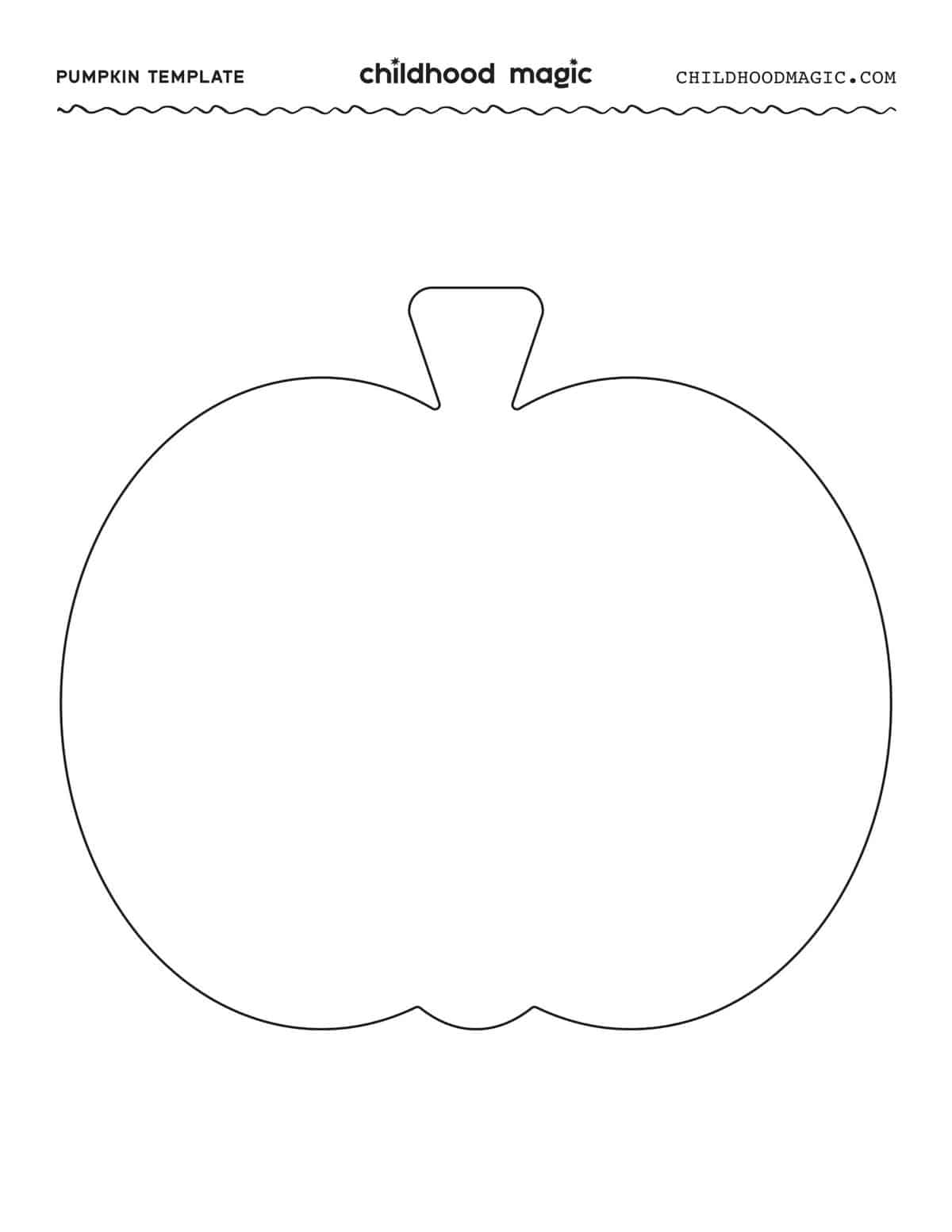 Printable Pumpkin Pattern