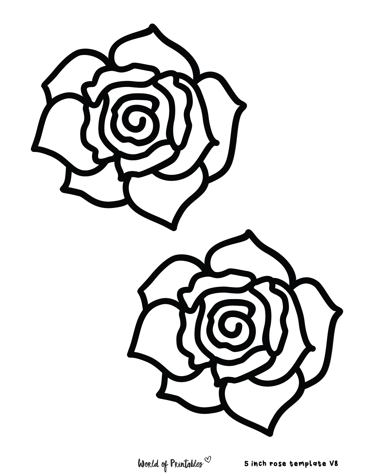 printable pictures of roses