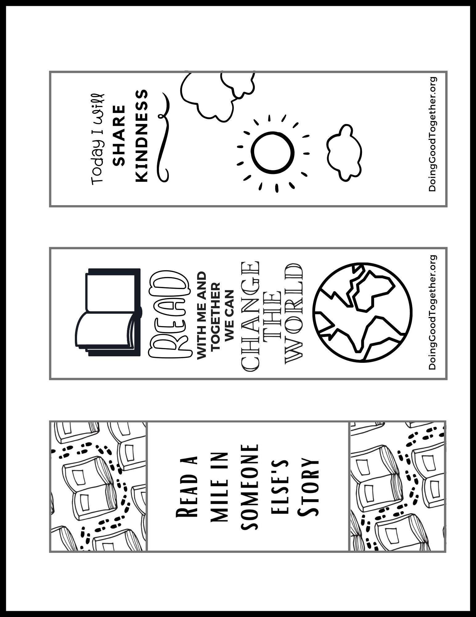 Template Bookmarks Printable