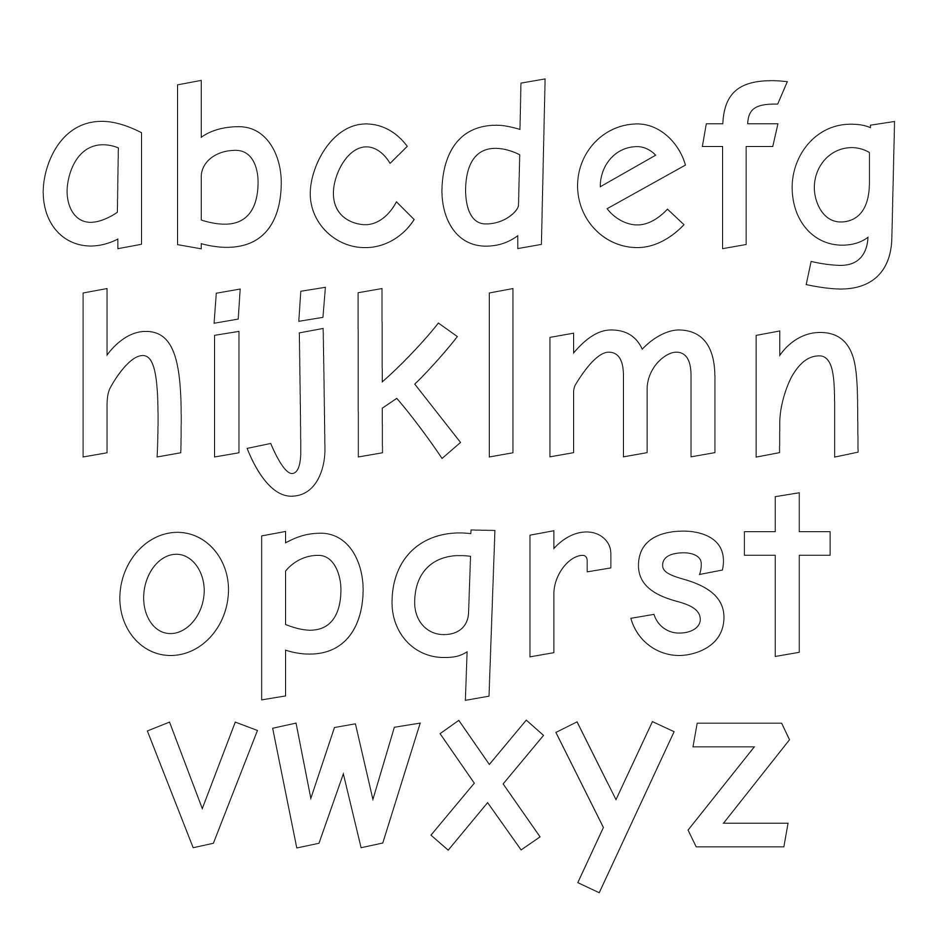Small Block Letters Clearance