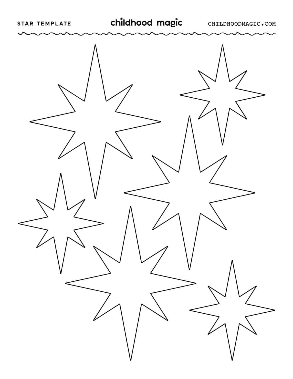 Printable Stars Template