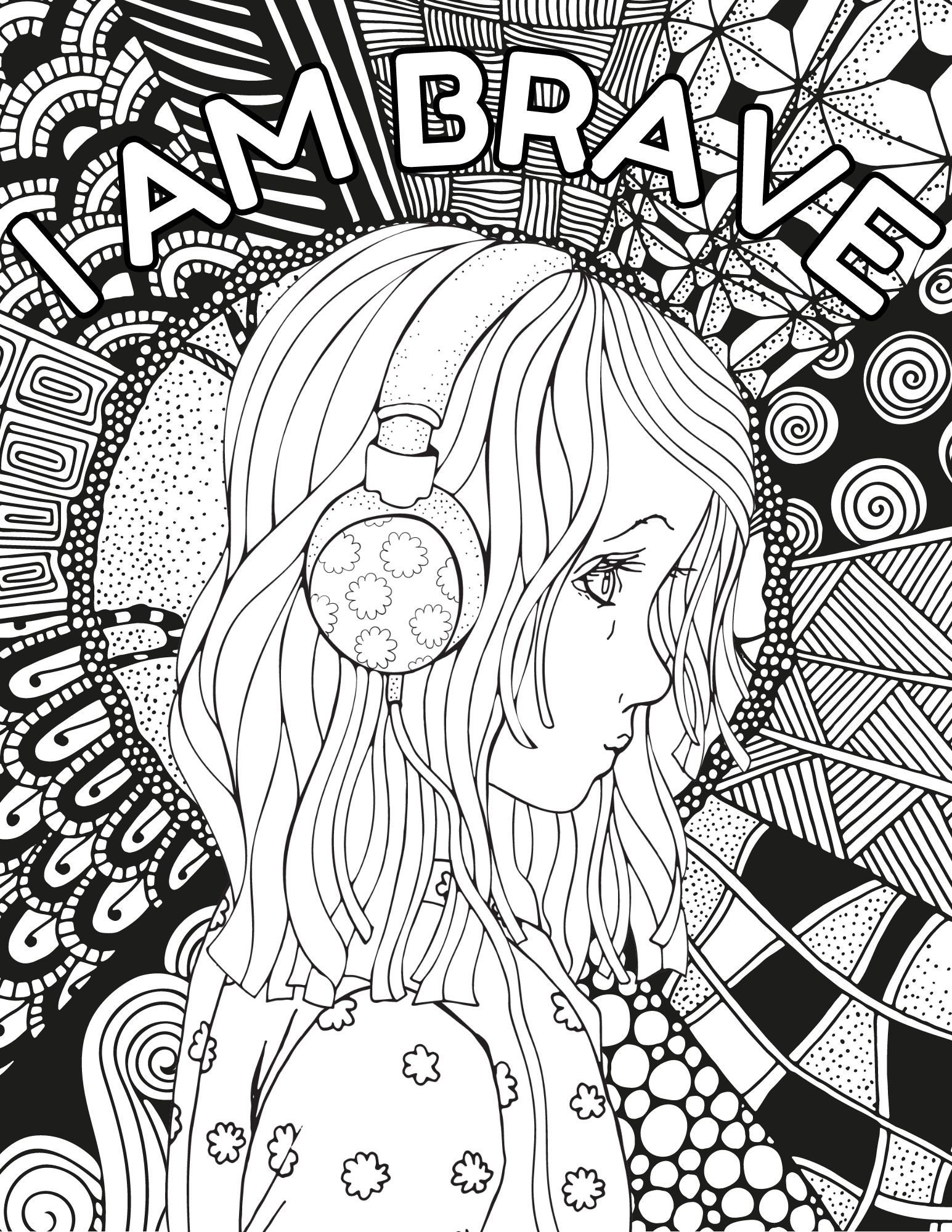 Teens Self Care Coloring Pages Teens Inspirational Quotes Coloring Adults Self Care Coloring Pages Teens Affirmation Coloring Pages Etsy Ireland