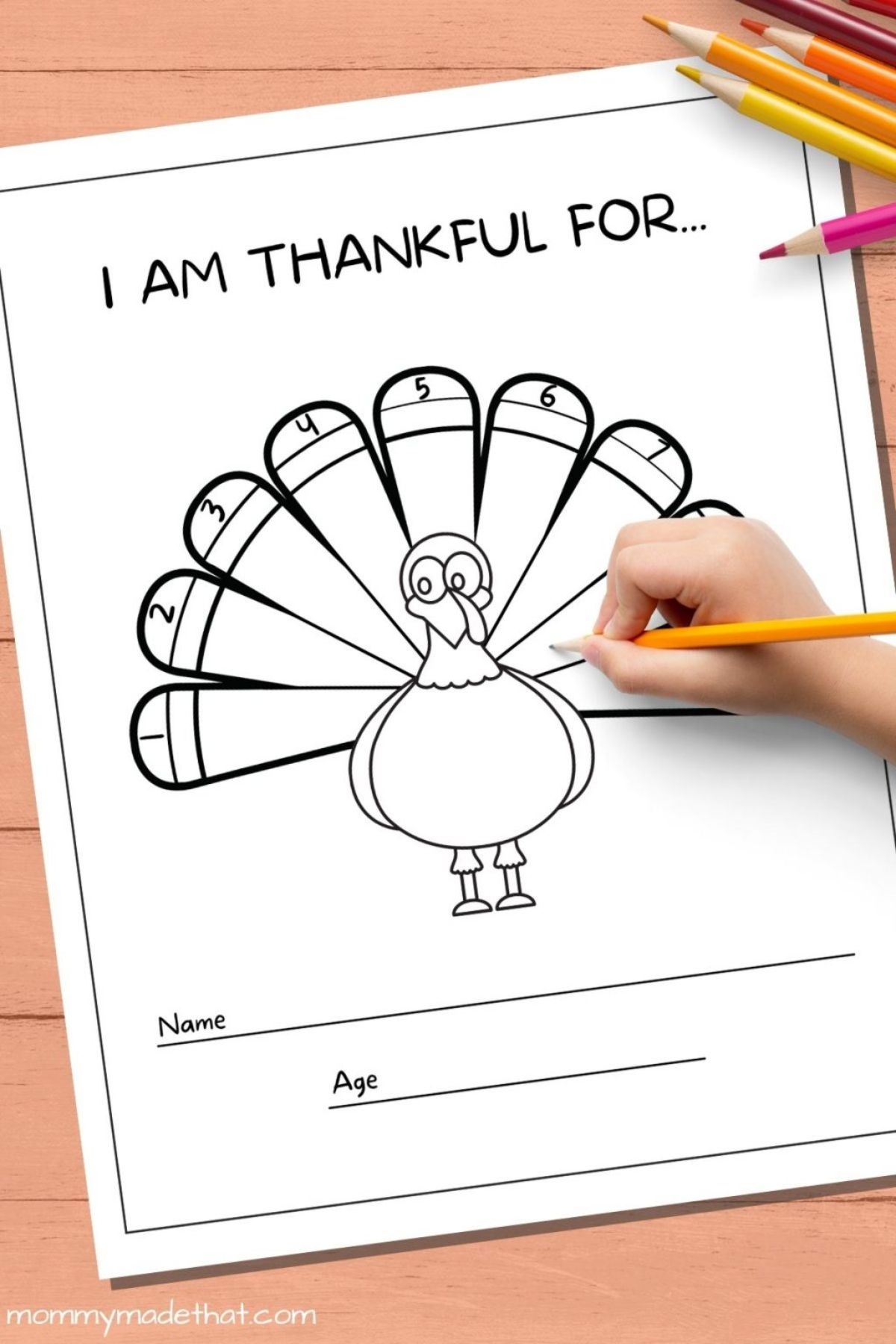thanksgiving crafts for kids printable