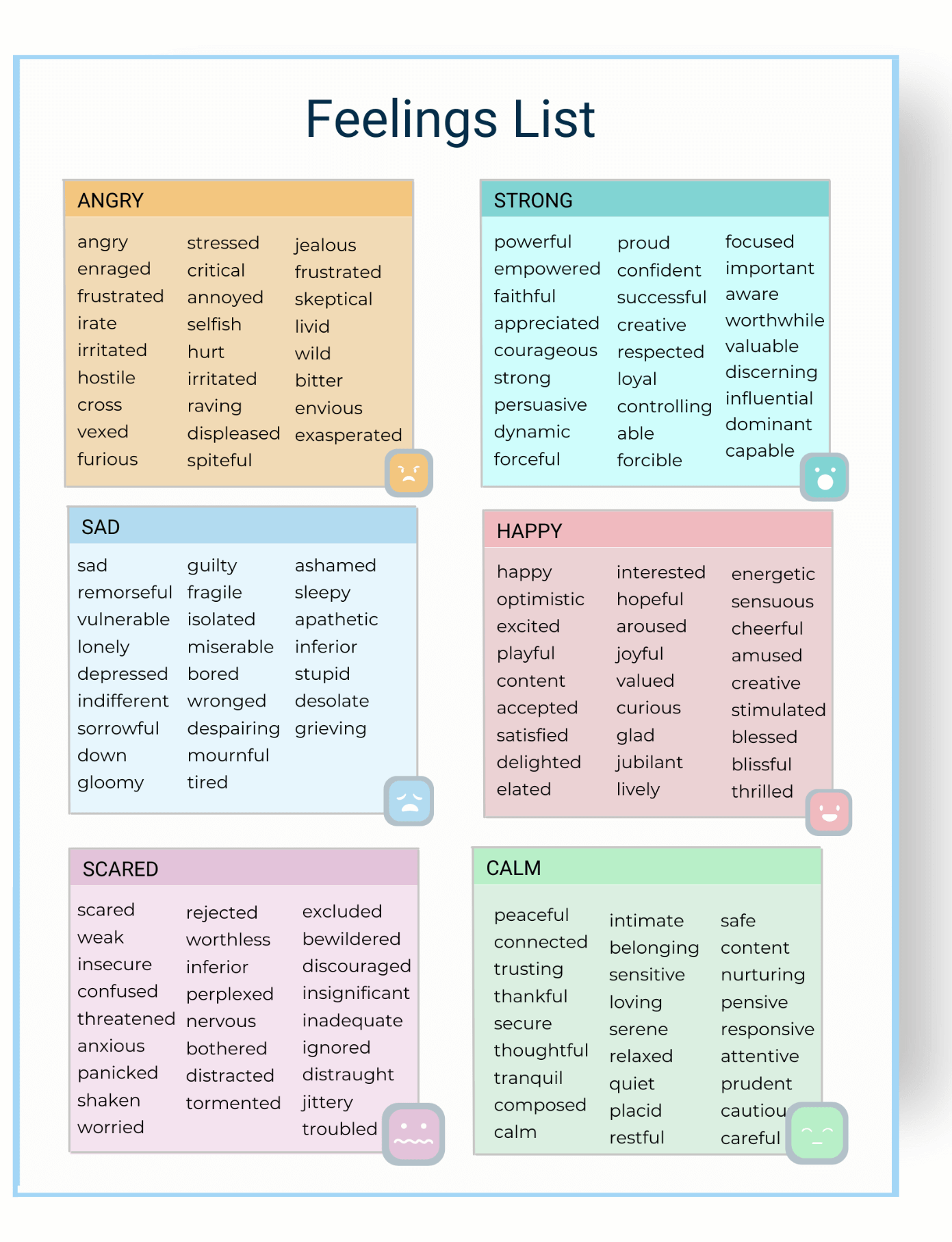 The Feelings Wheel Learn To Identify And Describe Your Emotions