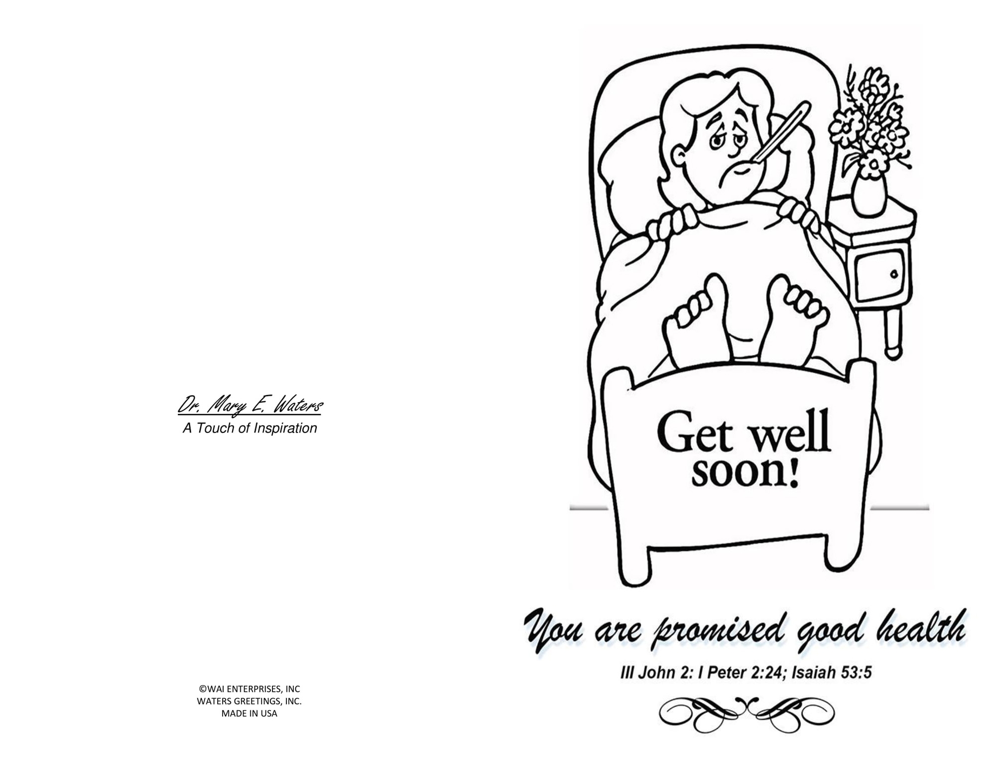 get well printable card