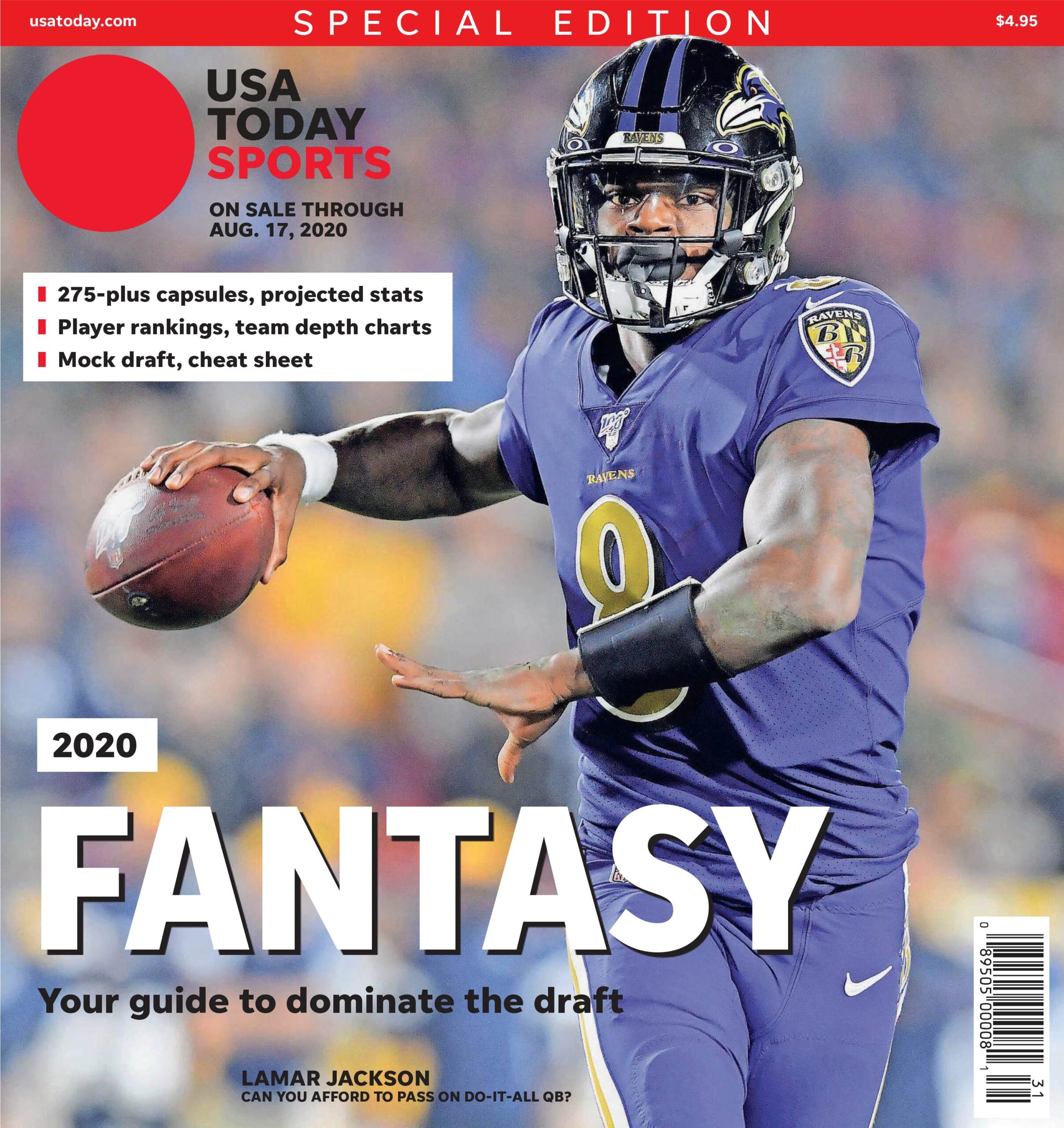 Top 200 Fantasy Football 2020 Printable