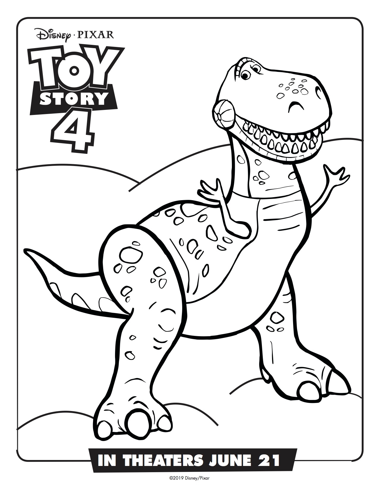 toy story coloring page printable