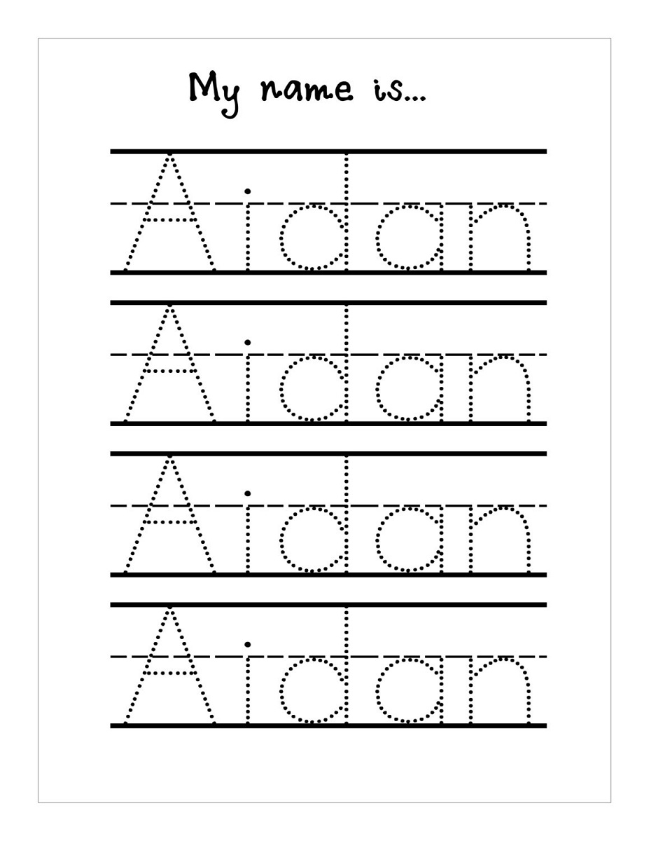 Name Worksheets Printable