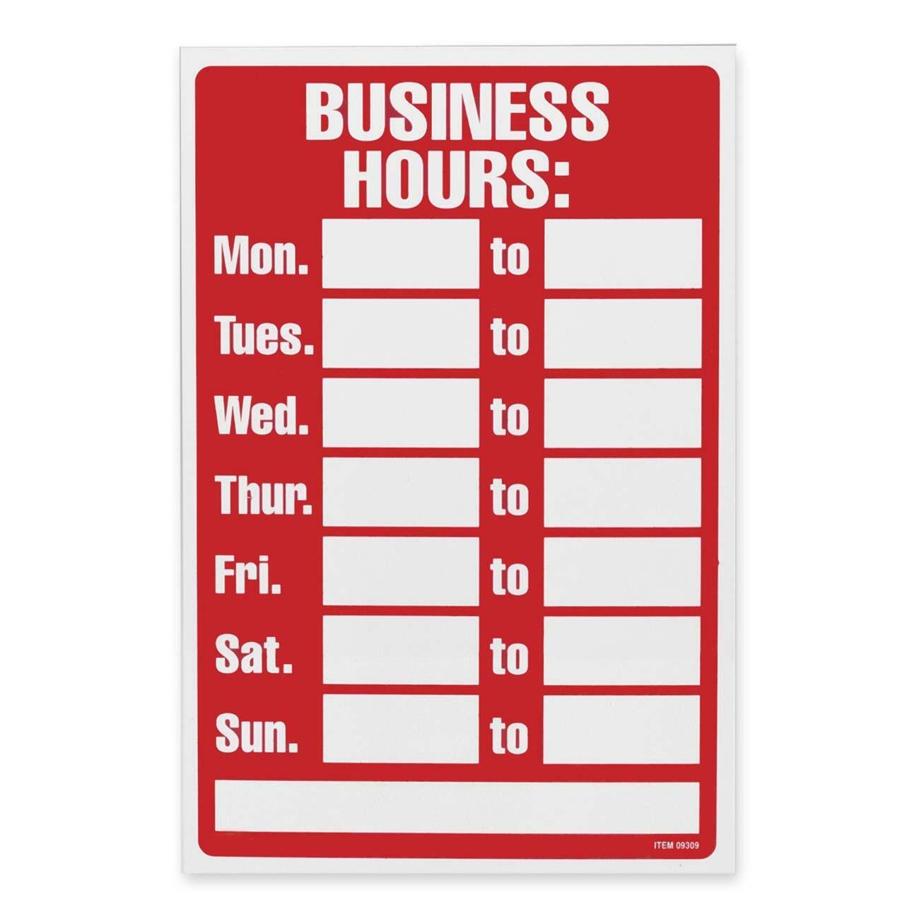 printable business signs
