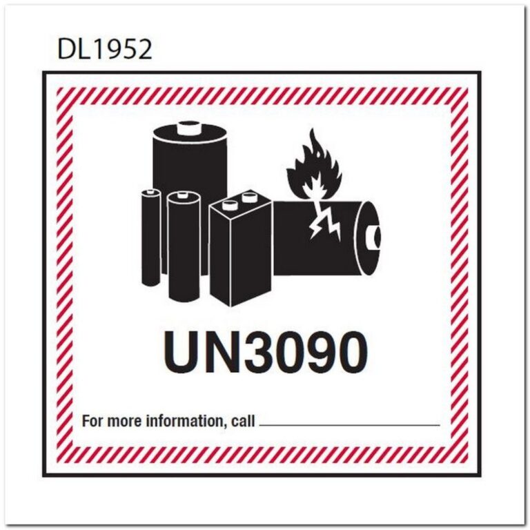 Label Once Fedex Free Printable Un3481 Label Pdf - Jenny Blog