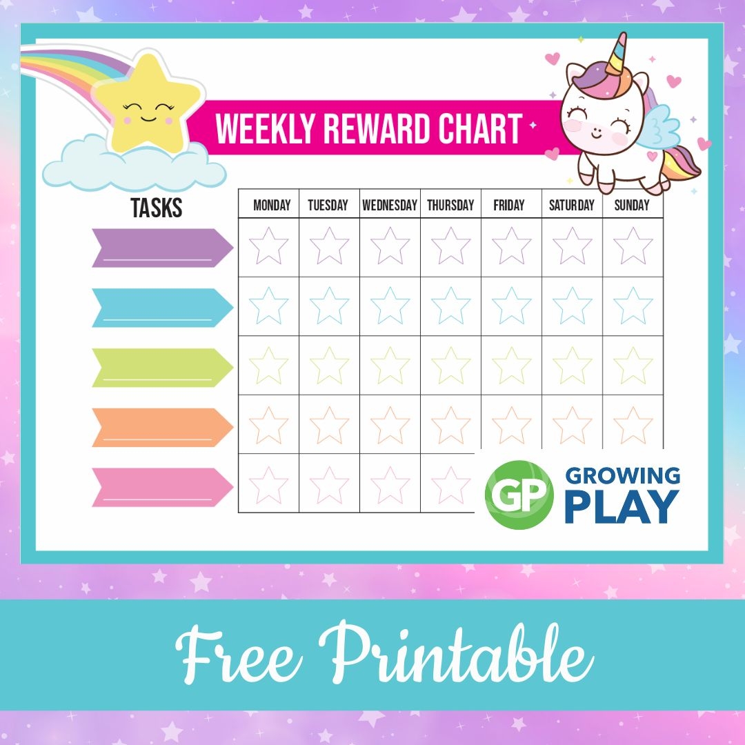 reward sticker chart printable free