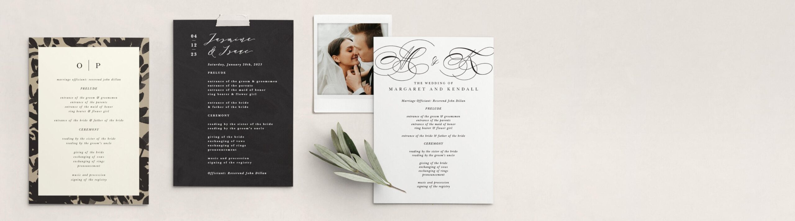 Wedding Programs New 2025 Completely Customizable