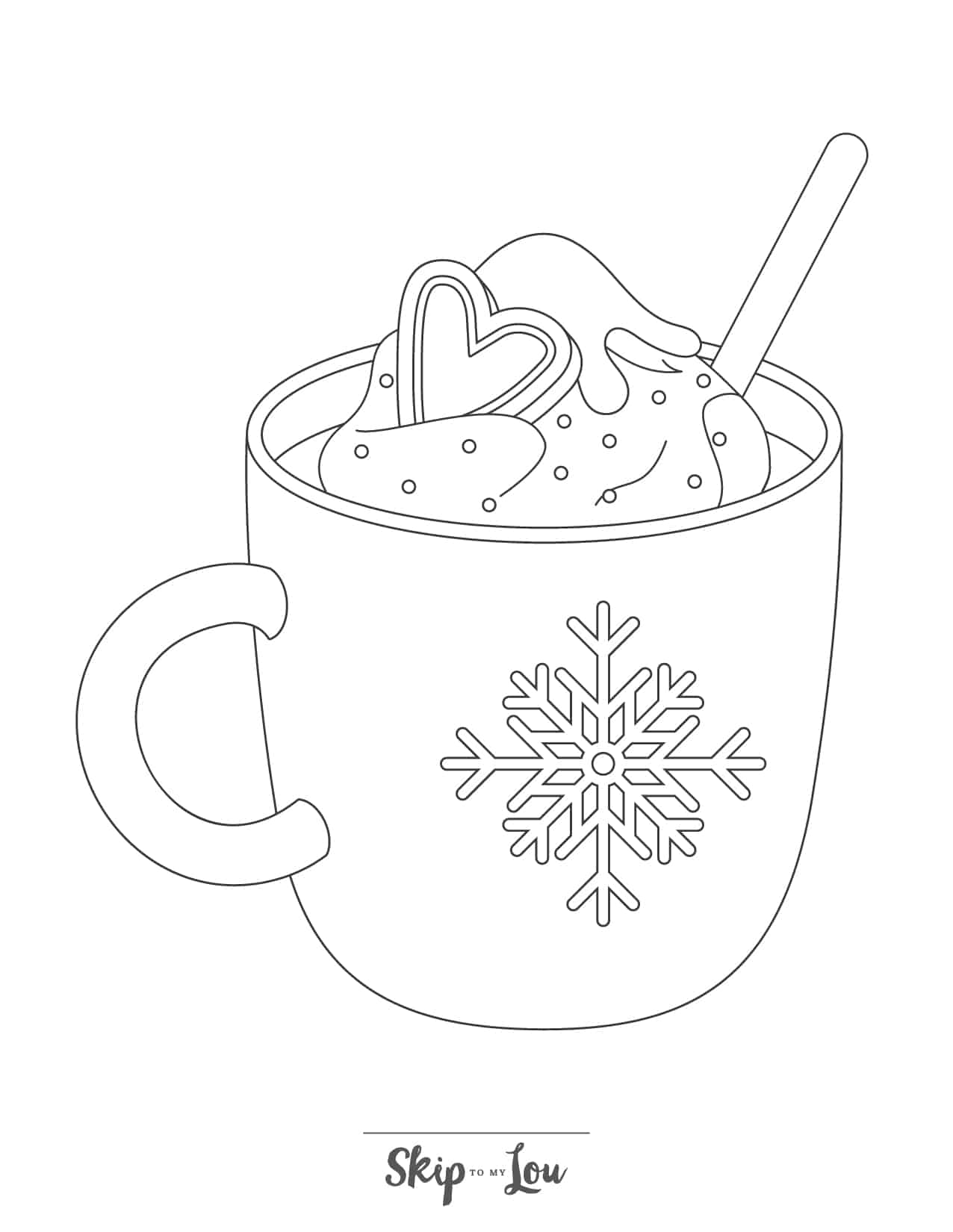coloring pages winter printable