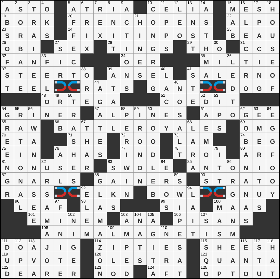 0608 25 NY Times Crossword 8 Jun 25 Sunday NYXCrossword