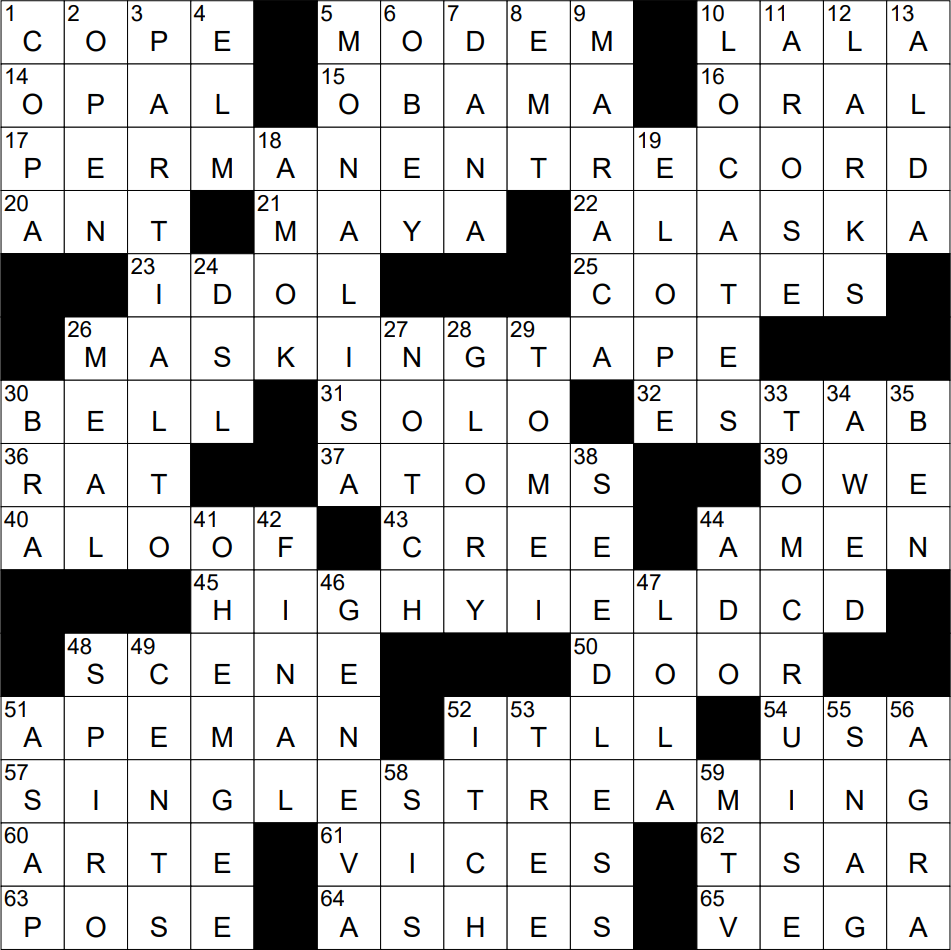1023 23 NY Times Crossword 23 Oct 23 Monday NYXCrossword