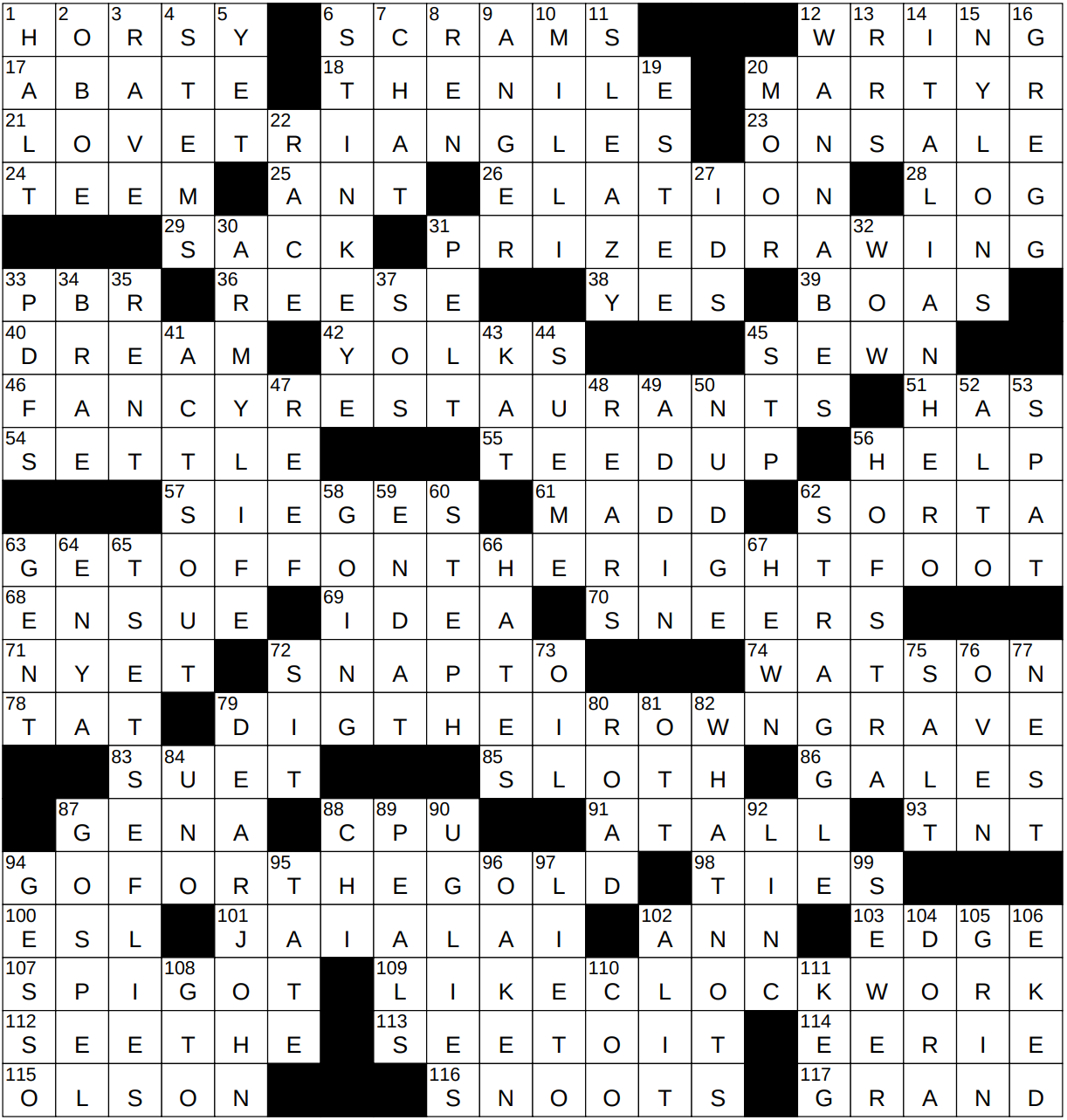 1120 22 NY Times Crossword 20 Nov 22 Sunday NYXCrossword