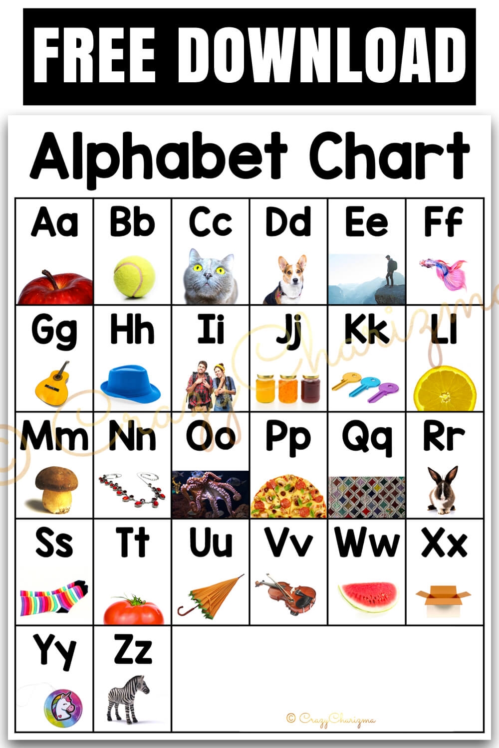 printable alphabet chart free printable alphabet chart free