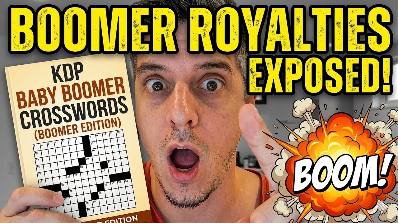 Amazon KDP Baby Boomer Royalties Crosswords Niche EXPOSED YouTube Amazon KDP Baby Boomer Royalties Crosswords Niche EXPOSED YouTube