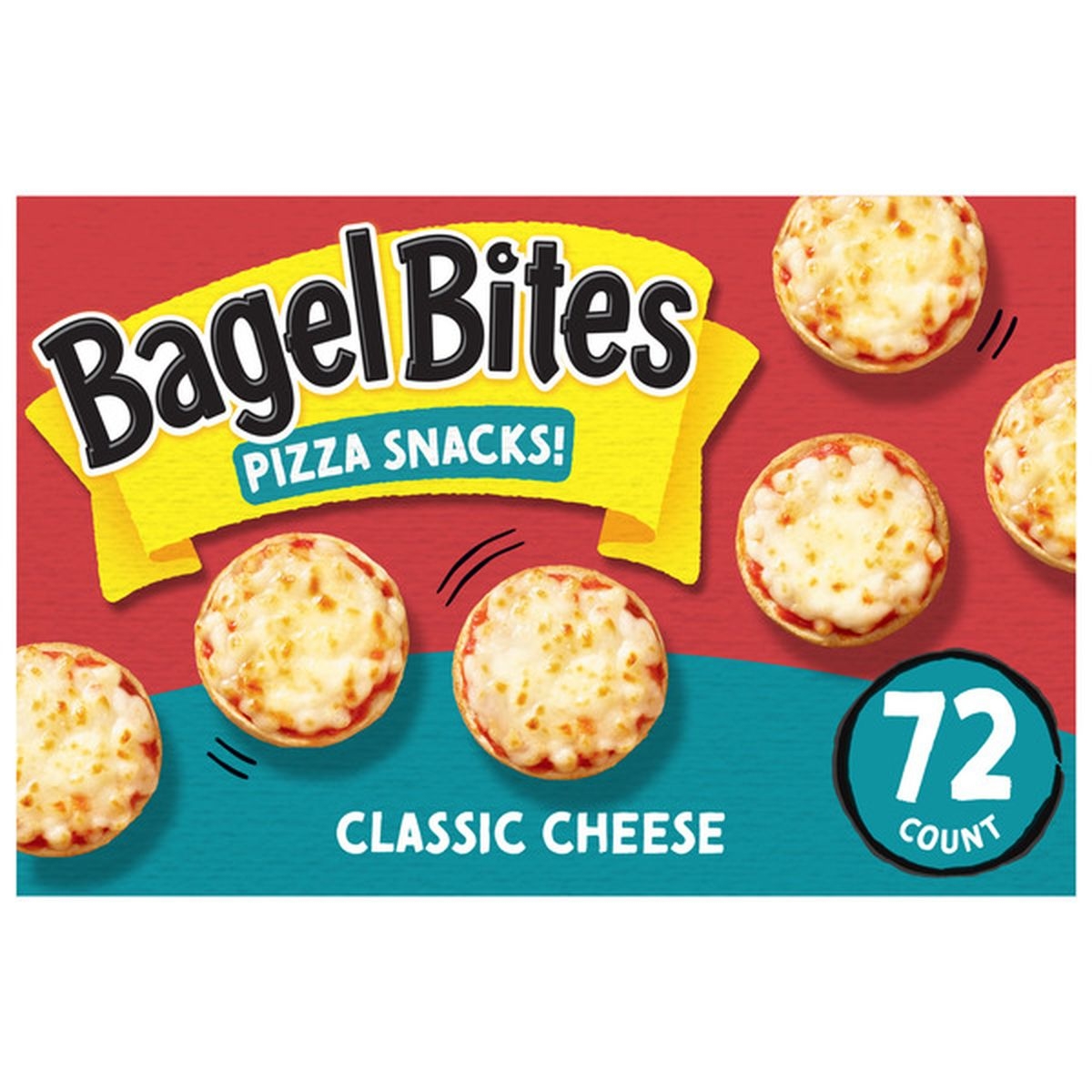 Bagel Bites Classic Cheese Mini Pizza Bagel Frozen Food Snacks 72 Ct Delivery Or Pickup Near Me Instacart