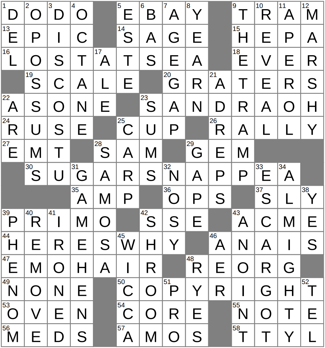 Choppy Layered Style With Black Bangs Crossword Clue Archives LAXCrossword