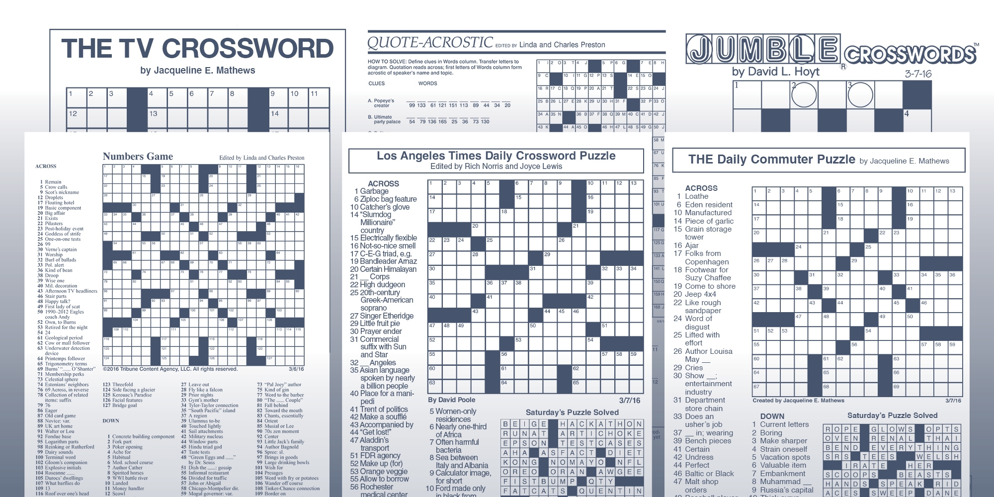daily commuter crossword