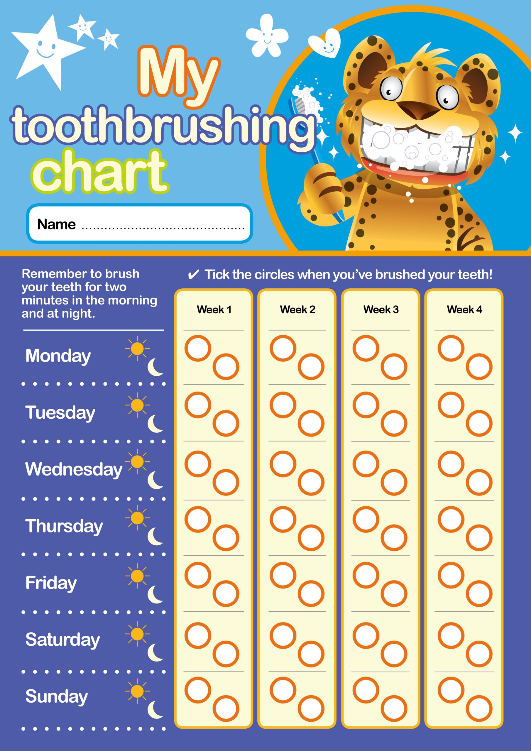 Download Your FREE Toothbrushing Chart DPAS Download Your FREE Toothbrushing Chart DPAS