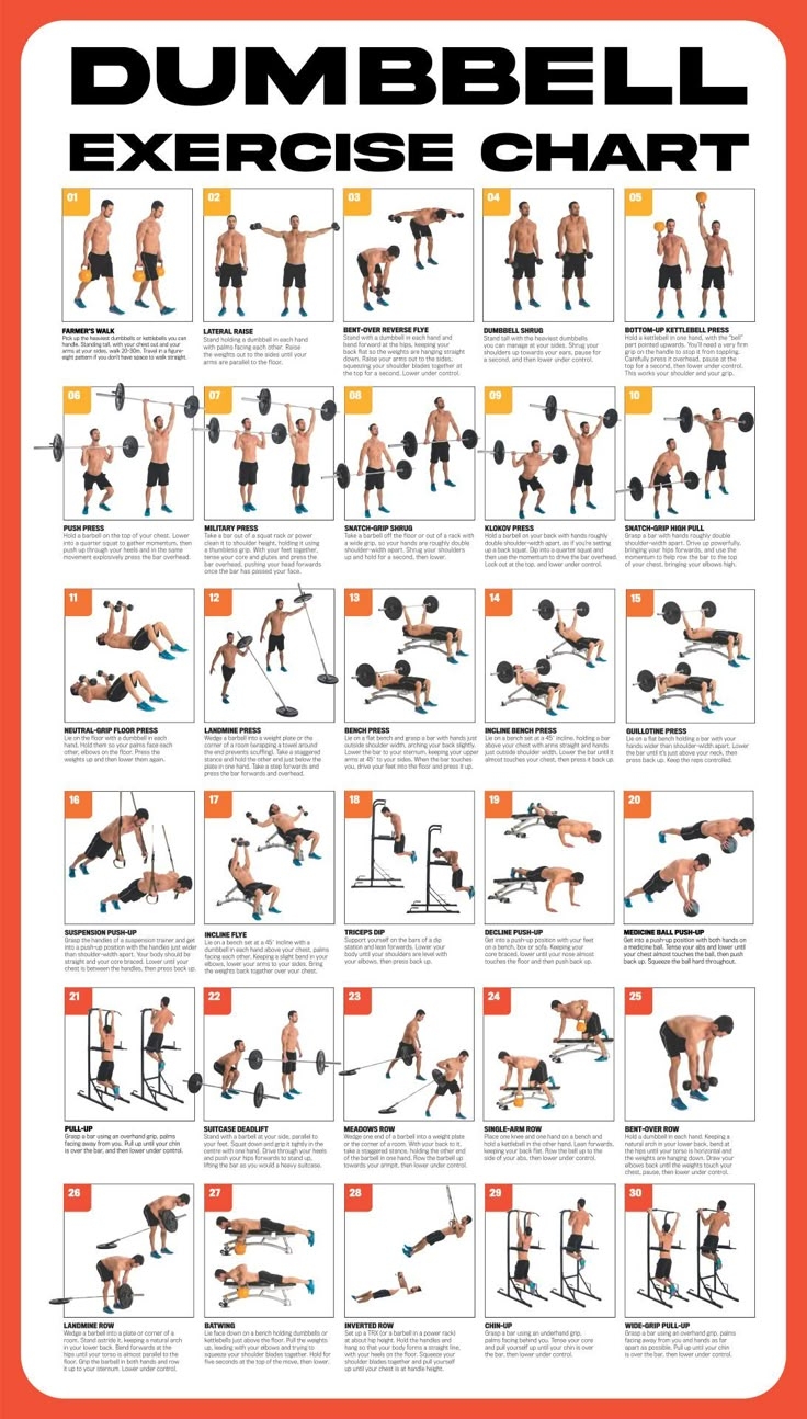 Dumbbell Workout Poster 10 Free PDF Printables Printablee Dumbbell Workout Poster 10 Free PDF Printables Printablee