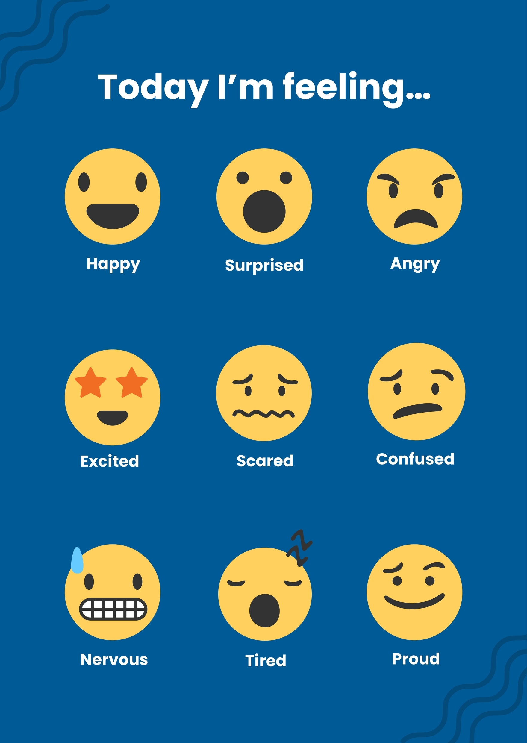 printable feelings chart printable feelings chart