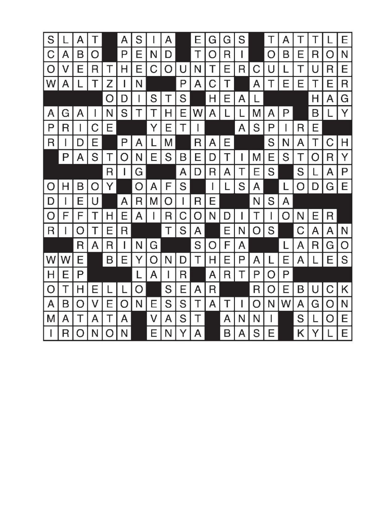 LA Times Crossword Answers Nov 27 2022 Crosswords Yakimaherald