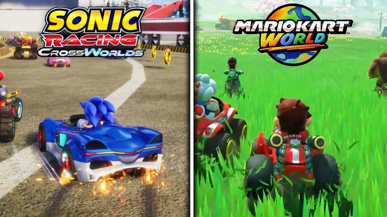 Mario Kart World VS Sonic Racing CrossWords Comparison Which Is Better YouTube Mario Kart World VS Sonic Racing CrossWords Comparison Which Is Better YouTube