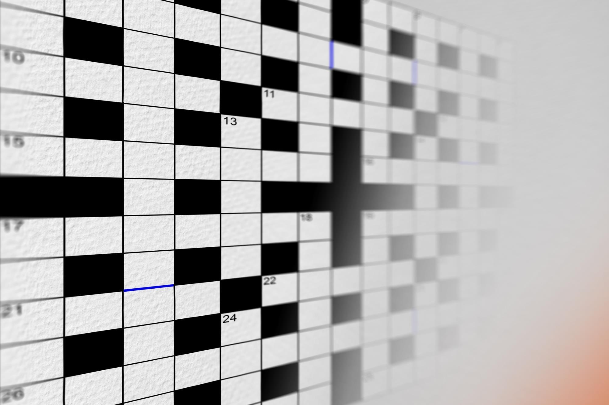 charged particle crossword clue