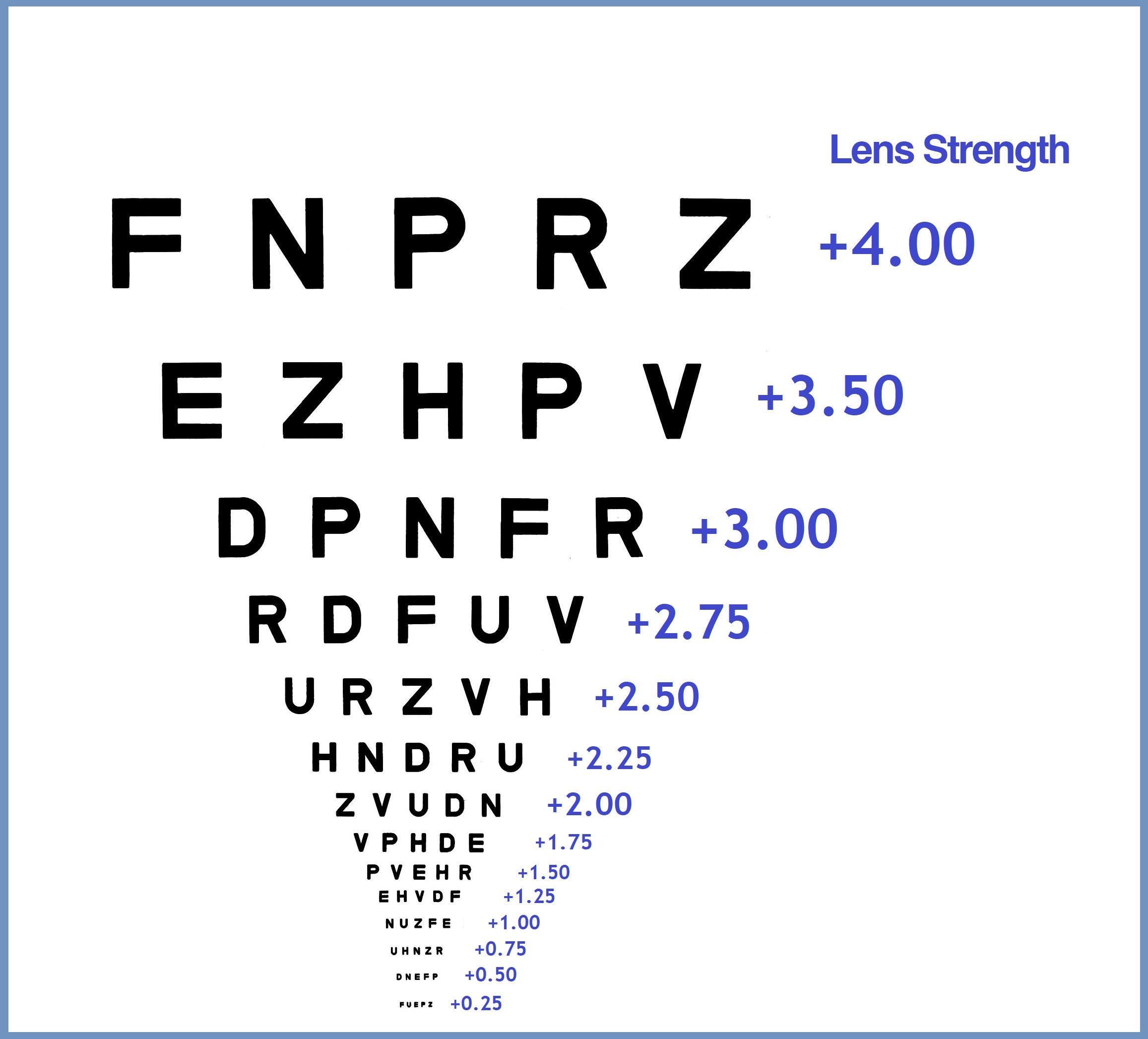 Reading Glasses Strength Online Test Chart Free Quick Reading Glasses Strength Online Test Chart Free Quick
