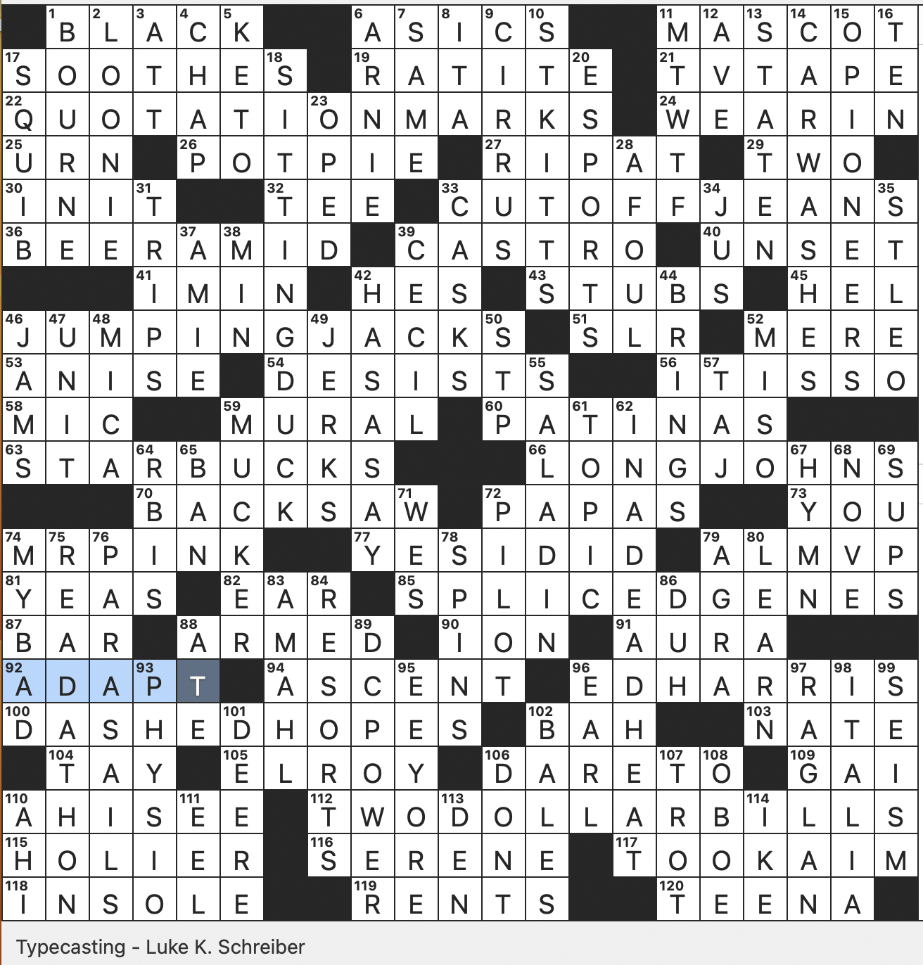 Rex Parker Does The NYT Crossword Puzzle Classic Novel Set In Rural Nebraska SUN 6 2 24 Did A Great Job On In Modern Slang Strong Poker Holding Informally Great 