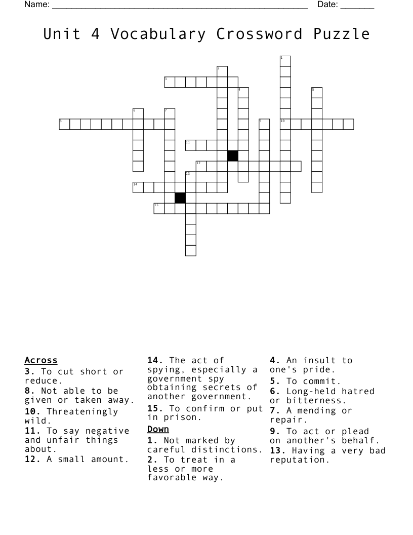 Speckled Band Crossword WordMint