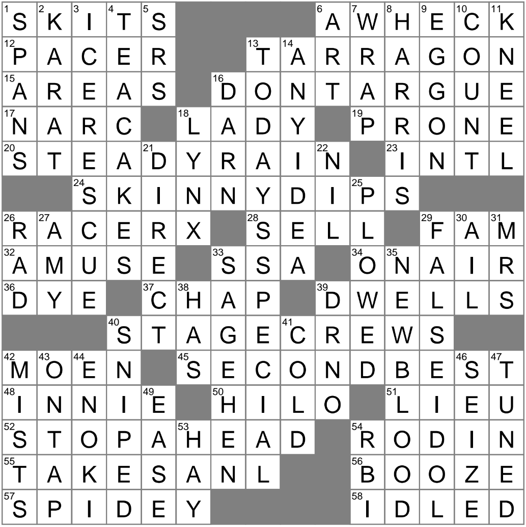 Speed s Mysterious Rival In Cartoons Crossword Clue Archives LAXCrossword Speed s Mysterious Rival In Cartoons Crossword Clue Archives LAXCrossword