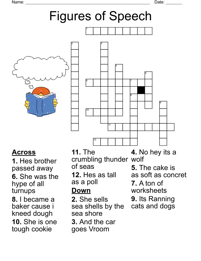 figure of speech crossword clue figure of speech crossword clue