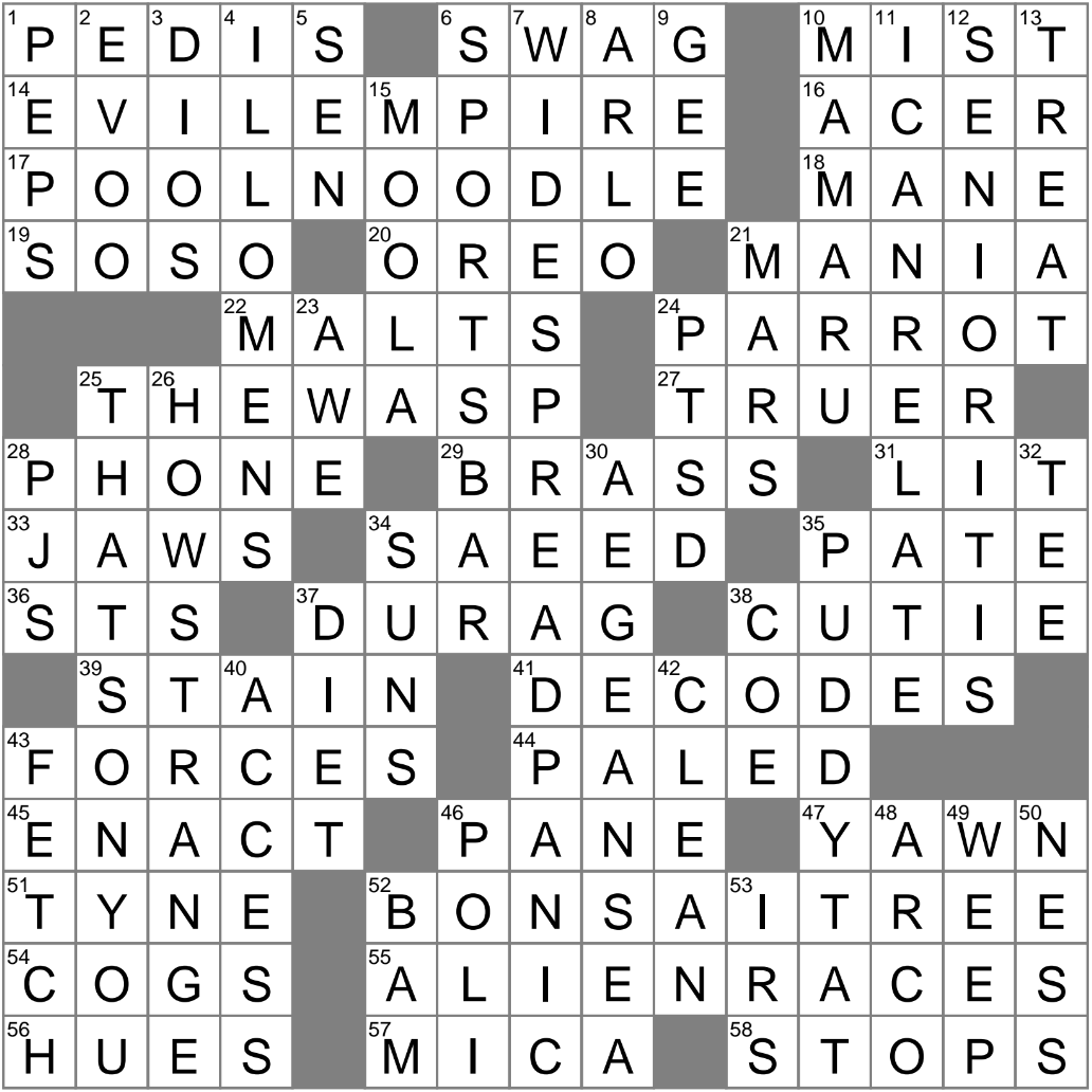 Stylish Confidence Crossword Clue Archives LAXCrossword